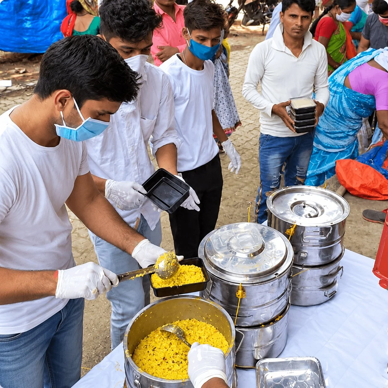 Food support reaching people together